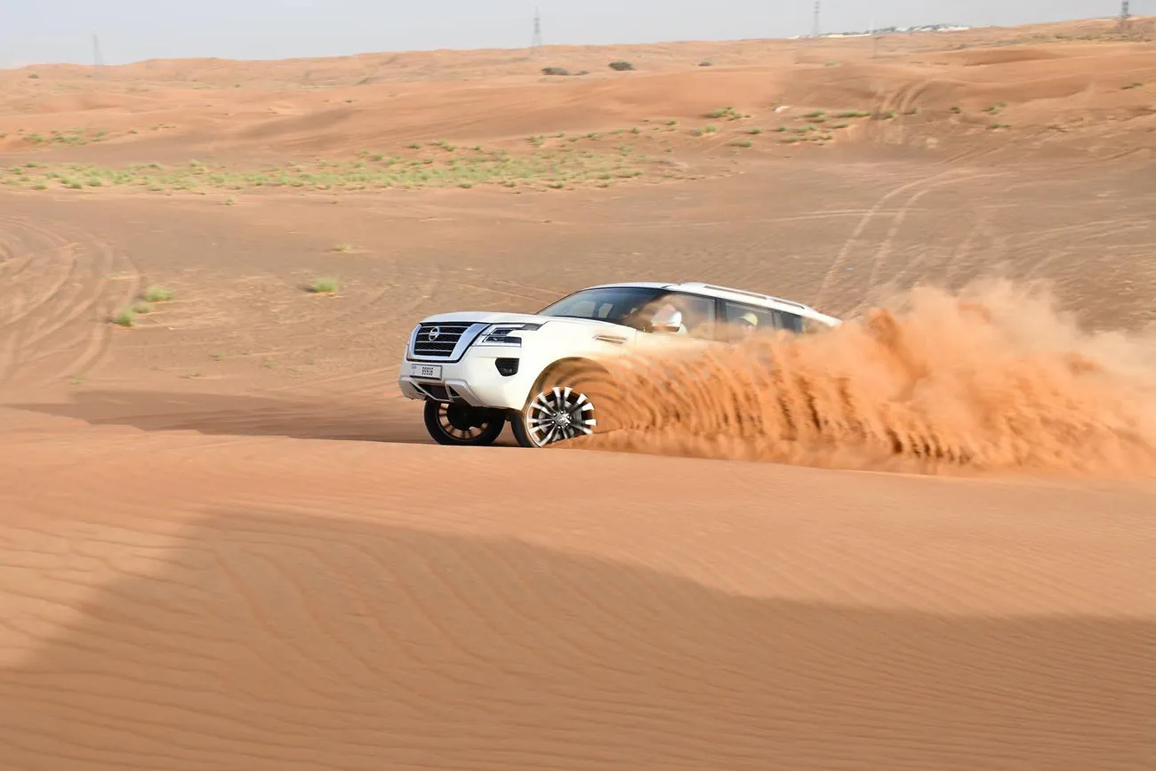 BBQ dinner at desert camp